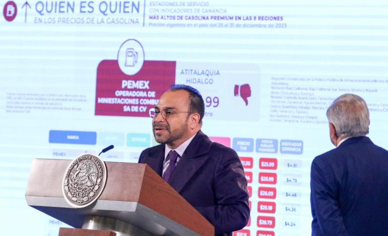 Profeco desmiente gasolinazo a inicios de 2024; este es el precio máximo de la gasolina en México